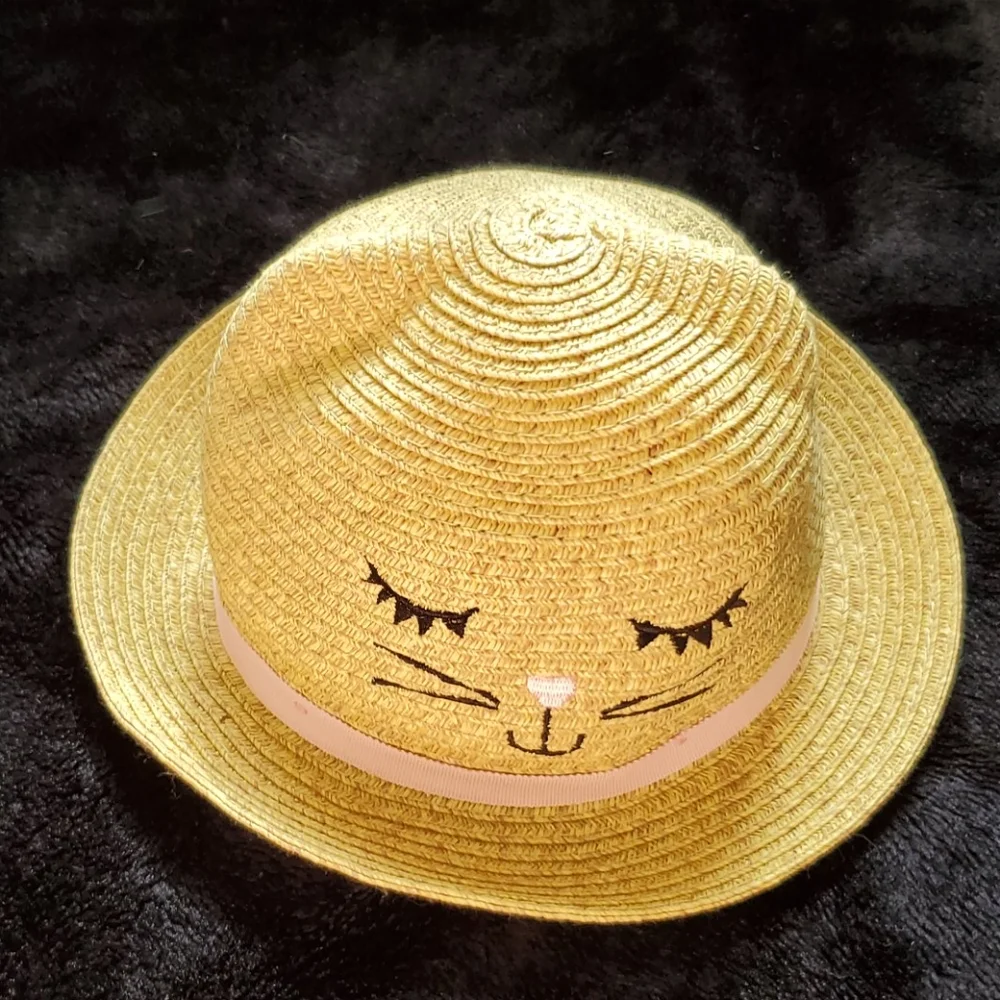 The Children's Place Cat Baby Straw Hat